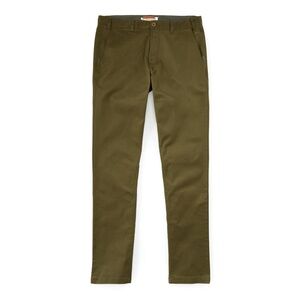 SLVDR Chino pant mens 34x32 olive green casual preppy
